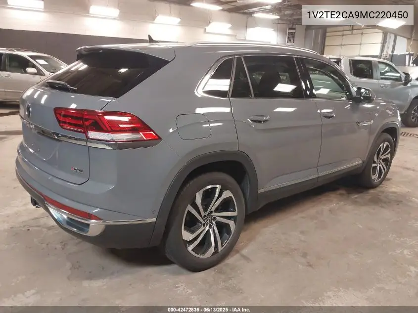 2021 Volkswagen Atlas Cross Sport 3.6L V6 Sel Premium VIN: 1V2TE2CA9MC220450 Lot: 42472836