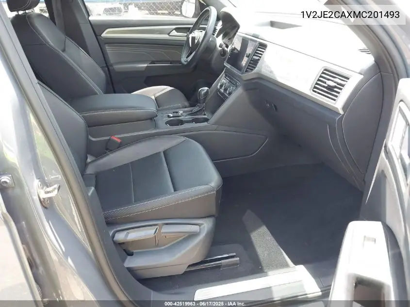 2021 Volkswagen Atlas Cross Sport 3.6L V6 Se W/Technology VIN: 1V2JE2CAXMC201493 Lot: 42519963