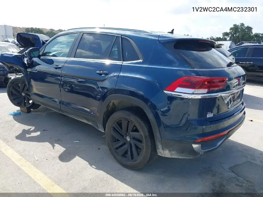 2021 Volkswagen Atlas Cross Sport 2.0T Se W/Technology VIN: 1V2WC2CA4MC232301 Lot: 42538962