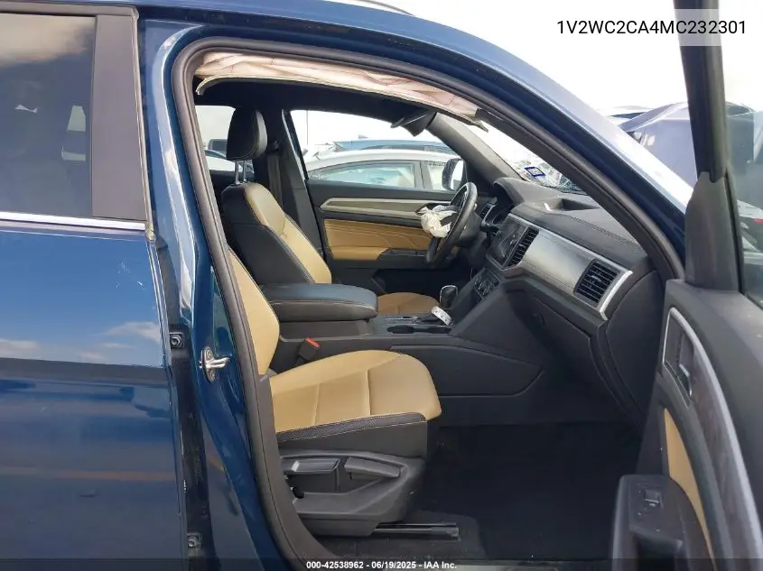 2021 Volkswagen Atlas Cross Sport 2.0T Se W/Technology VIN: 1V2WC2CA4MC232301 Lot: 42538962