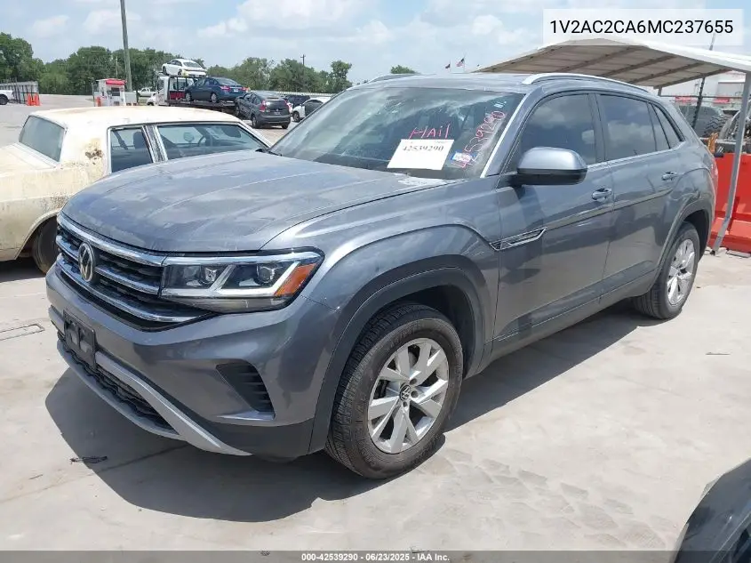 2021 Volkswagen Atlas Cross Sport 2.0T S VIN: 1V2AC2CA6MC237655 Lot: 42539290