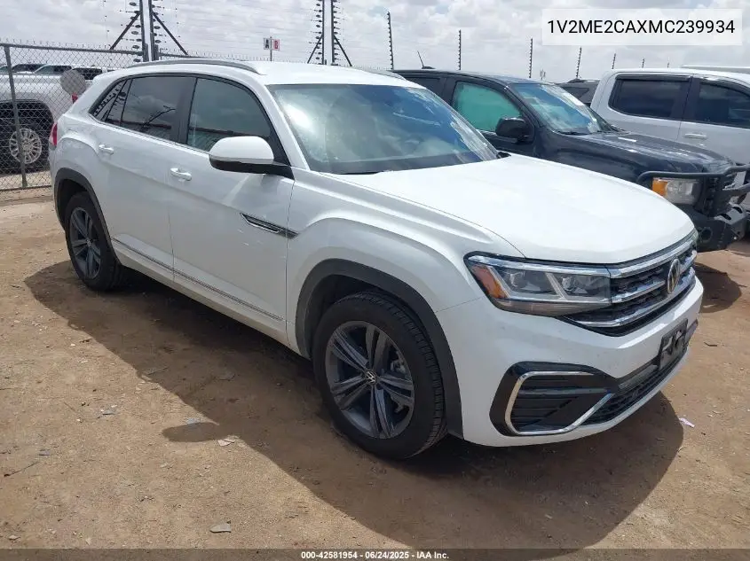 2021 Volkswagen Atlas Cross Sport 3.6L V6 Se W/Technology R-Line VIN: 1V2ME2CAXMC239934 Lot: 42581954