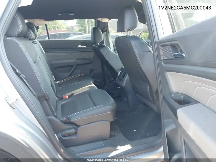 2021 Volkswagen Atlas Cross Sport 3.6L V6 Se W/Technology R-Line VIN: 1V2NE2CA5MC200043 Lot: 42638289