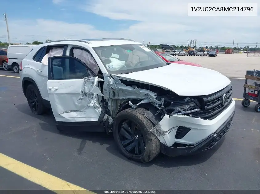 2021 Volkswagen Atlas Cross Sport 2.0T Se W/Technology VIN: 1V2JC2CA8MC214796 Lot: 42691862