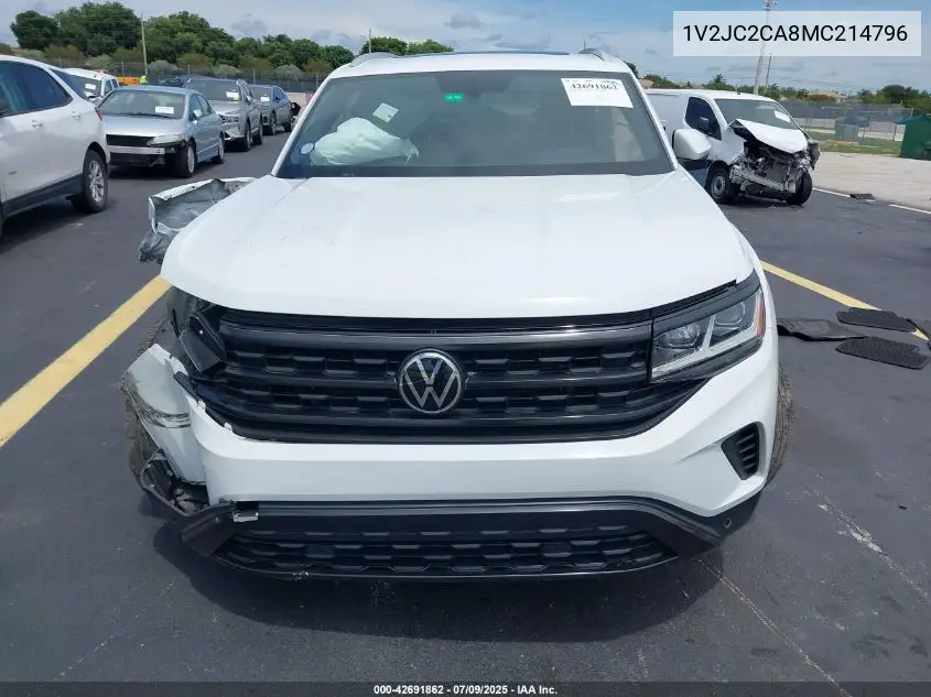 2021 Volkswagen Atlas Cross Sport 2.0T Se W/Technology VIN: 1V2JC2CA8MC214796 Lot: 42691862