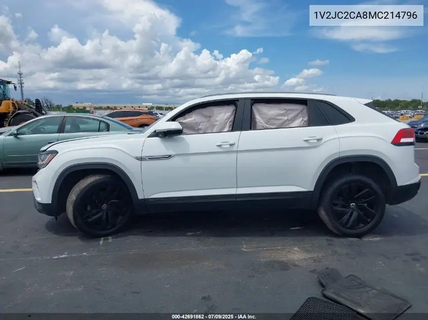 2021 Volkswagen Atlas Cross Sport 2.0T Se W/Technology VIN: 1V2JC2CA8MC214796 Lot: 42691862