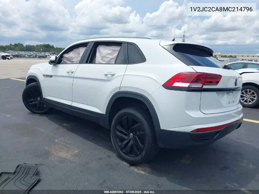 2021 Volkswagen Atlas Cross Sport 2.0T Se W/Technology VIN: 1V2JC2CA8MC214796 Lot: 42691862