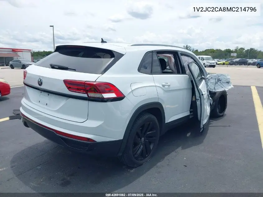 2021 Volkswagen Atlas Cross Sport 2.0T Se W/Technology VIN: 1V2JC2CA8MC214796 Lot: 42691862