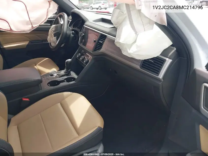 2021 Volkswagen Atlas Cross Sport 2.0T Se W/Technology VIN: 1V2JC2CA8MC214796 Lot: 42691862
