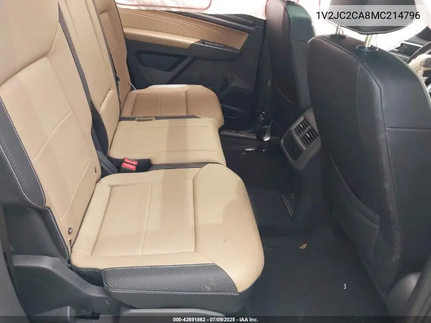 2021 Volkswagen Atlas Cross Sport 2.0T Se W/Technology VIN: 1V2JC2CA8MC214796 Lot: 42691862