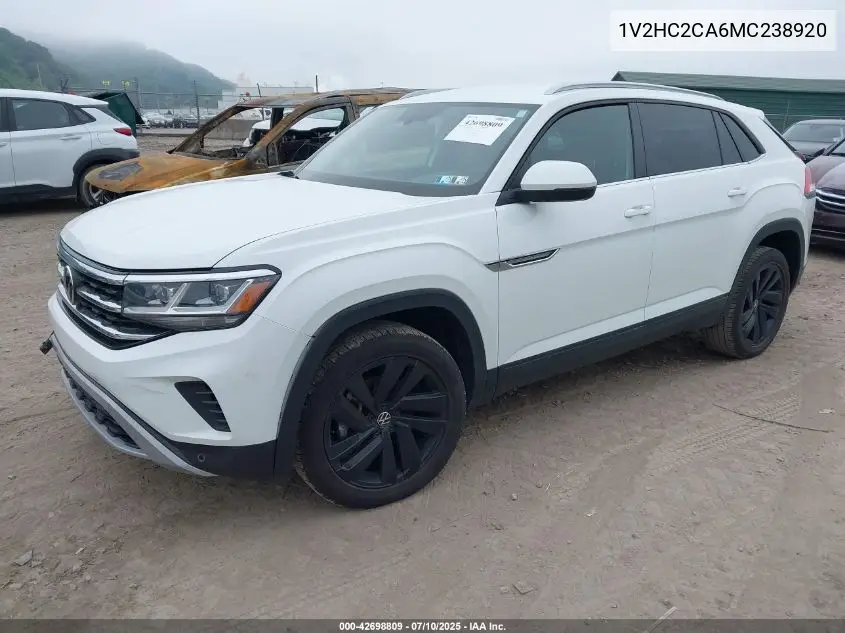 2021 Volkswagen Atlas Cross Sport 2.0T Se W/Technology VIN: 1V2HC2CA6MC238920 Lot: 42698809