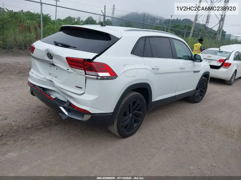 2021 Volkswagen Atlas Cross Sport 2.0T Se W/Technology VIN: 1V2HC2CA6MC238920 Lot: 42698809