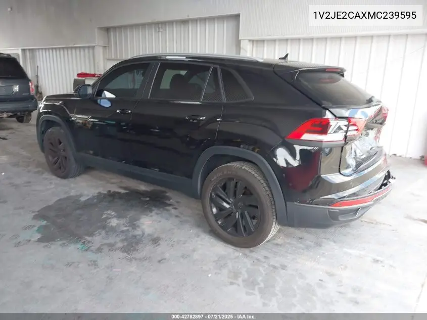 2021 Volkswagen Atlas Cross Sport 3.6L V6 Se W/Technology VIN: 1V2JE2CAXMC239595 Lot: 42782897
