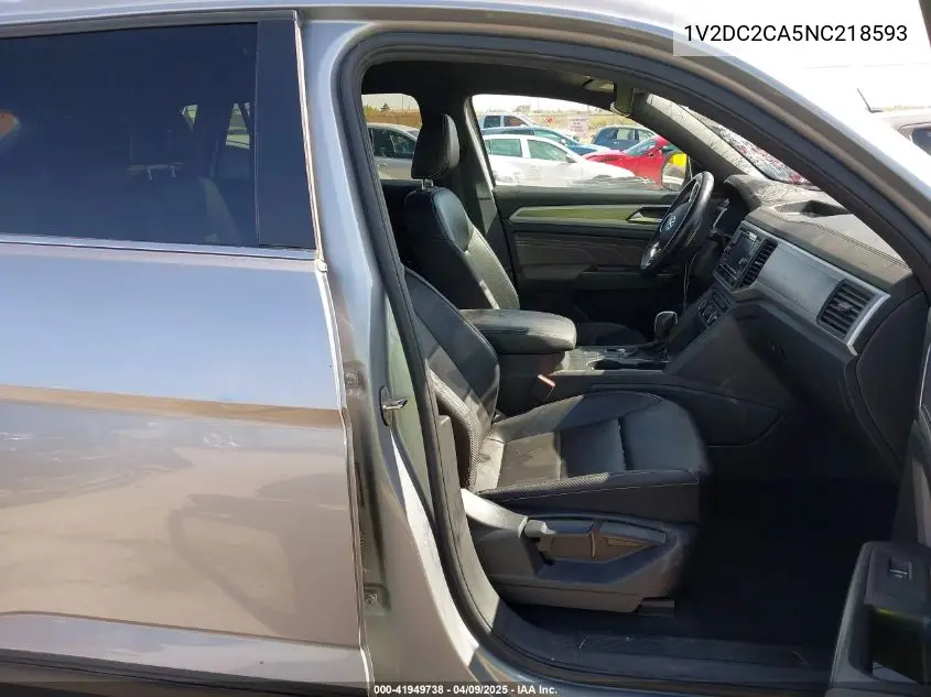 2022 Volkswagen Atlas Cross Sport 2.0T Se VIN: 1V2DC2CA5NC218593 Lot: 41949738