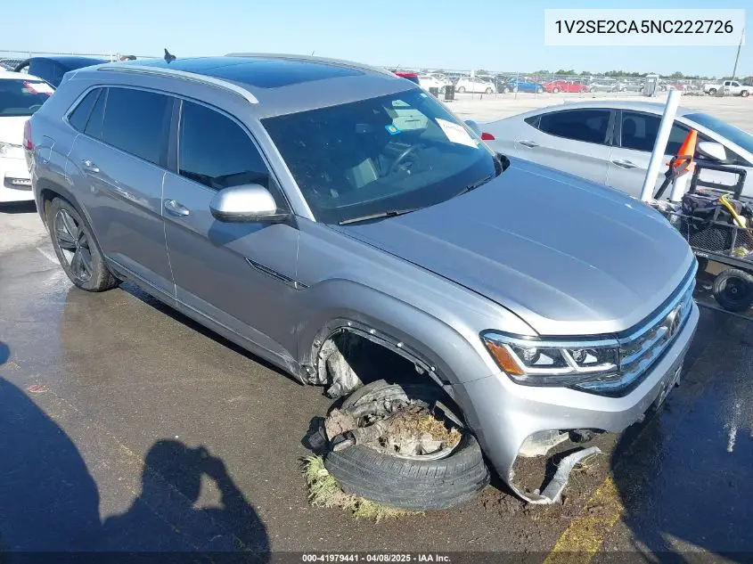 2022 Volkswagen Atlas Cross Sport 3.6L V6 Sel R-Line VIN: 1V2SE2CA5NC222726 Lot: 41979441