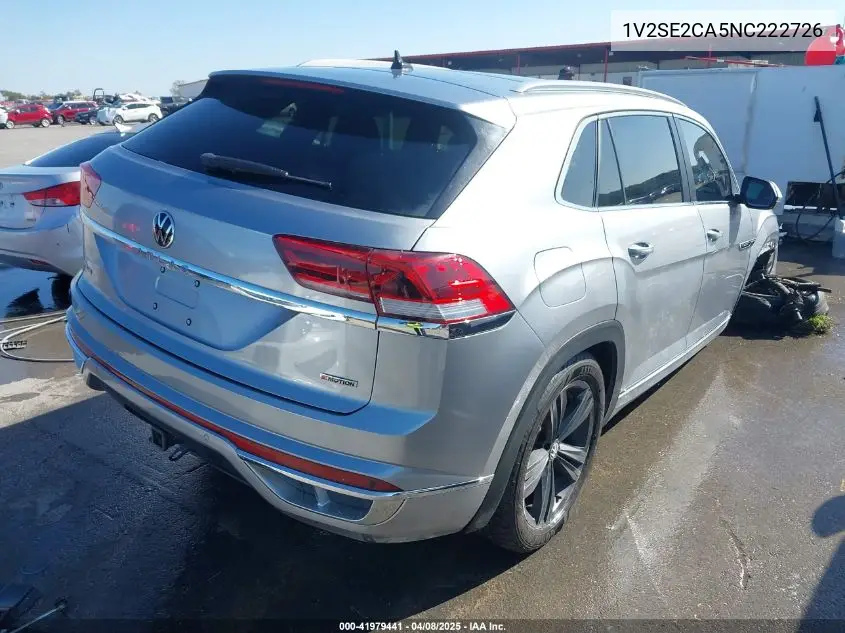 2022 Volkswagen Atlas Cross Sport 3.6L V6 Sel R-Line VIN: 1V2SE2CA5NC222726 Lot: 41979441