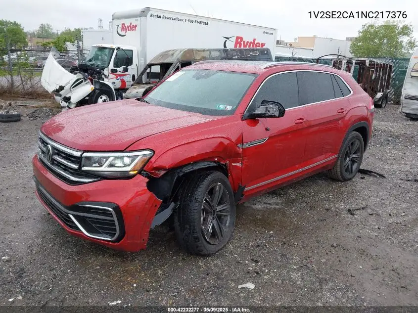 2022 Volkswagen Atlas Cross Sport 3.6L V6 Sel R-Line VIN: 1V2SE2CA1NC217376 Lot: 42232277