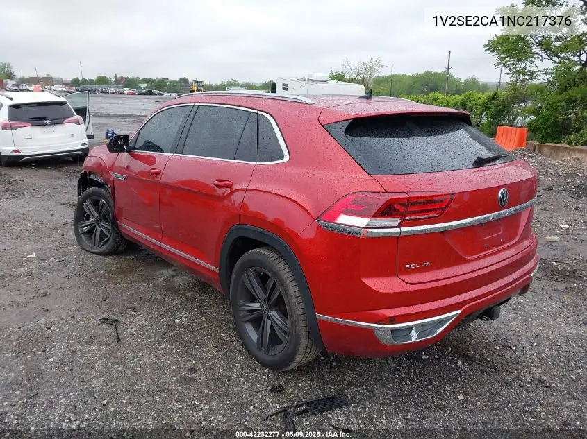 2022 Volkswagen Atlas Cross Sport 3.6L V6 Sel R-Line VIN: 1V2SE2CA1NC217376 Lot: 42232277