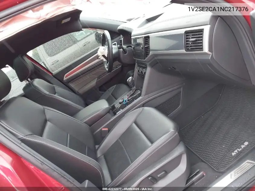 2022 Volkswagen Atlas Cross Sport 3.6L V6 Sel R-Line VIN: 1V2SE2CA1NC217376 Lot: 42232277