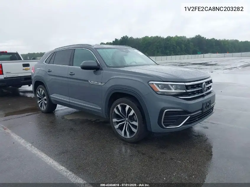 2022 Volkswagen Atlas Cross Sport 3.6L V6 Sel Premium R-Line VIN: 1V2FE2CA8NC203282 Lot: 42484616