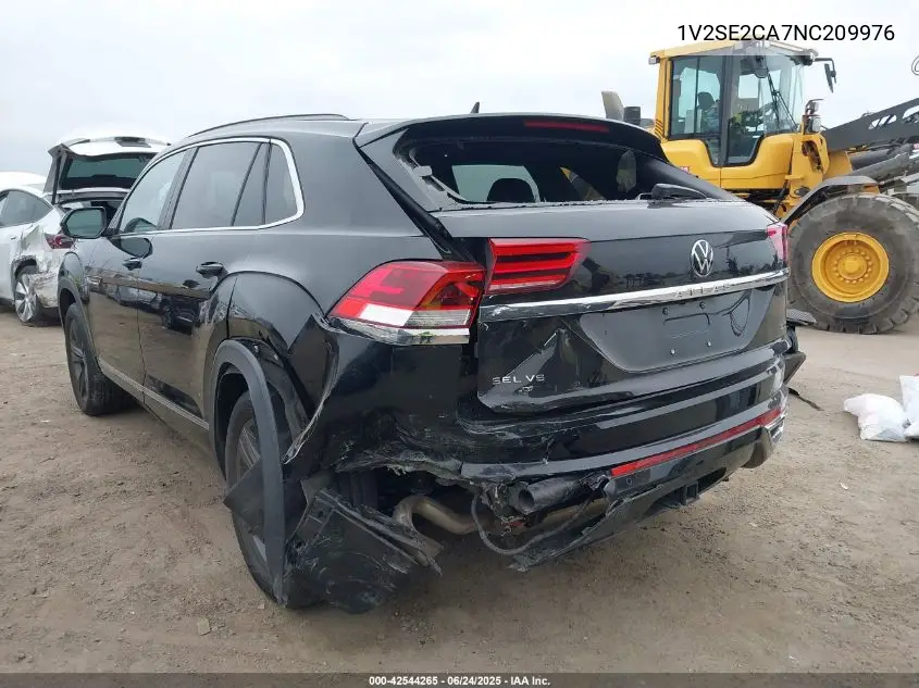 2022 Volkswagen Atlas Cross Sport 3.6L V6 Sel R-Line VIN: 1V2SE2CA7NC209976 Lot: 42544265