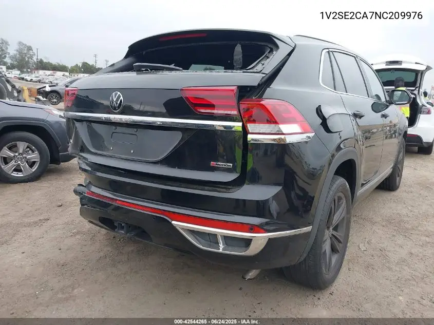 2022 Volkswagen Atlas Cross Sport 3.6L V6 Sel R-Line VIN: 1V2SE2CA7NC209976 Lot: 42544265