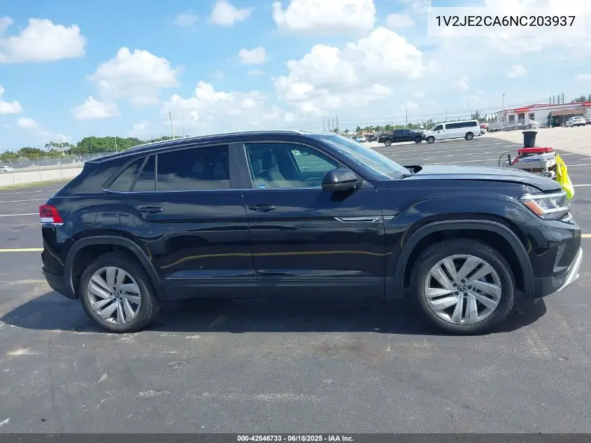 2022 Volkswagen Atlas Cross Sport 3.6L V6 Se W/Technology VIN: 1V2JE2CA6NC203937 Lot: 42546733