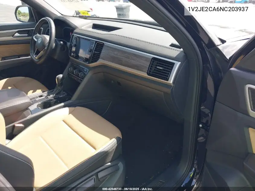 2022 Volkswagen Atlas Cross Sport 3.6L V6 Se W/Technology VIN: 1V2JE2CA6NC203937 Lot: 42546733