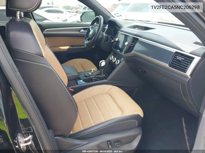 2022 Volkswagen Atlas Cross Sport 3.6L V6 Sel Premium R-Line VIN: 1V2FE2CA5NC206298 Lot: 42557336