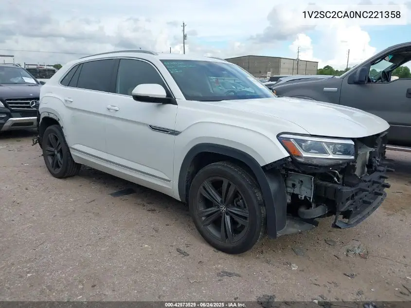 2022 Volkswagen Atlas Cross Sport 2.0T Sel R-Line VIN: 1V2SC2CA0NC221358 Lot: 42573529