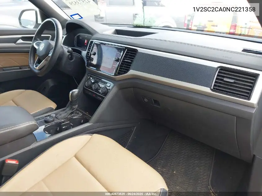 2022 Volkswagen Atlas Cross Sport 2.0T Sel R-Line VIN: 1V2SC2CA0NC221358 Lot: 42573529