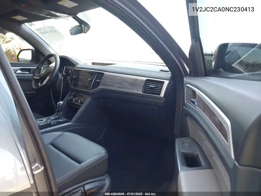2022 Volkswagen Atlas Cross Sport 2.0T Se W/Technology VIN: 1V2JC2CA0NC230413 Lot: 42643040