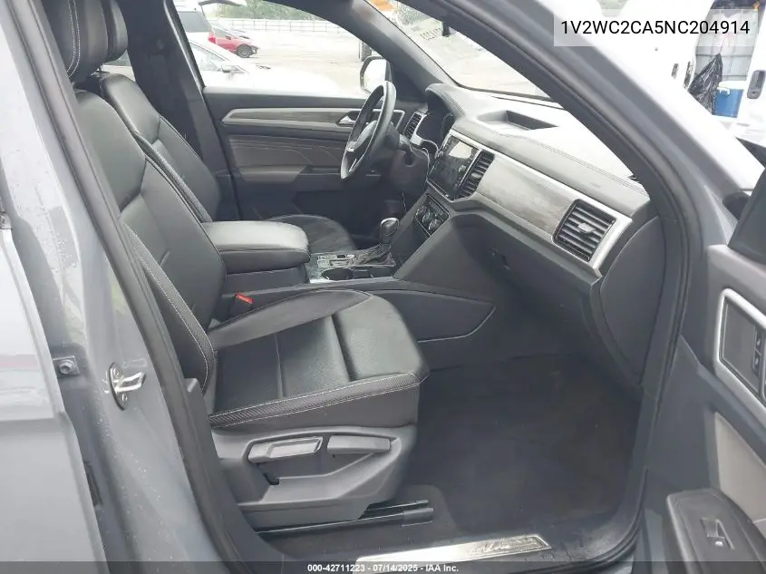 2022 Volkswagen Atlas Cross Sport 2.0T Se W/Technology VIN: 1V2WC2CA5NC204914 Lot: 42711223