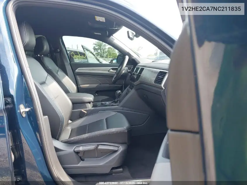 2022 Volkswagen Atlas Cross Sport 3.6L V6 Se W/Technology VIN: 1V2HE2CA7NC211835 Lot: 42722660