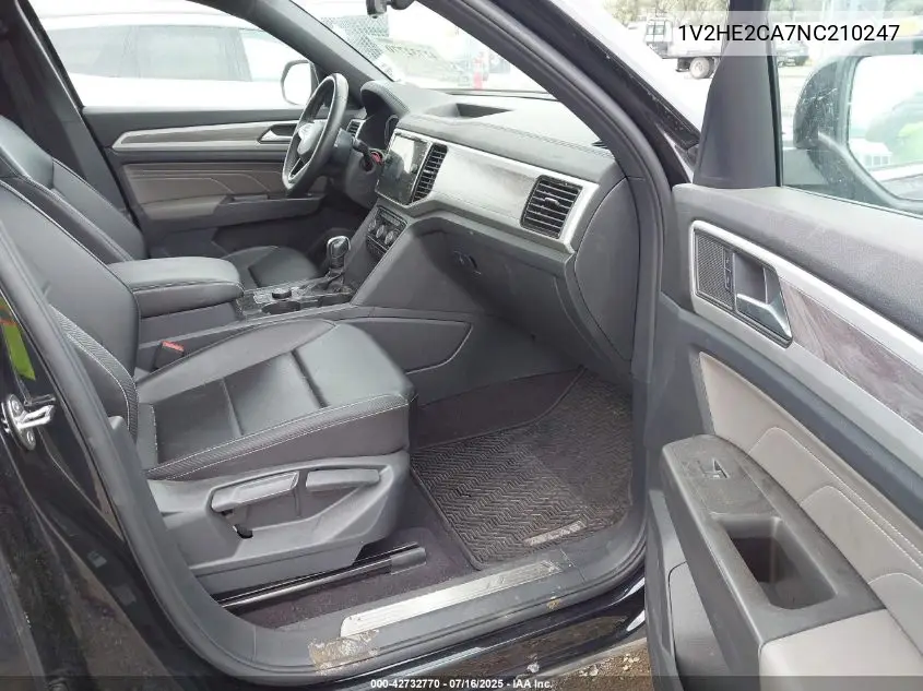 2022 Volkswagen Atlas Cross Sport 3.6L V6 Se W/Technology VIN: 1V2HE2CA7NC210247 Lot: 42732770