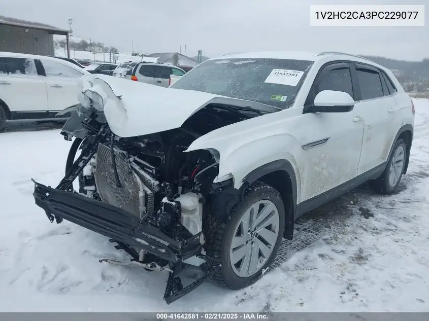 2023 Volkswagen Atlas Cross Sport 2.0T Se W/Technology VIN: 1V2HC2CA3PC229077 Lot: 41642581