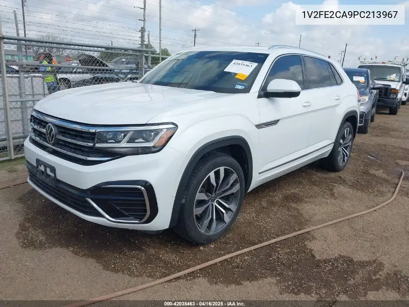 2023 Volkswagen Atlas Cross Sport 3.6L V6 Sel Premium R-Line VIN: 1V2FE2CA9PC213967 Lot: 42035463