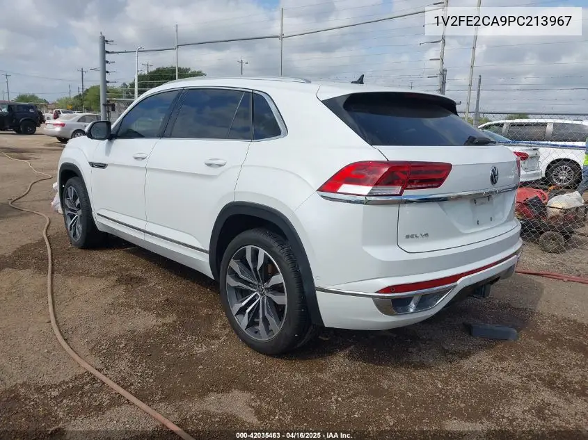 2023 Volkswagen Atlas Cross Sport 3.6L V6 Sel Premium R-Line VIN: 1V2FE2CA9PC213967 Lot: 42035463
