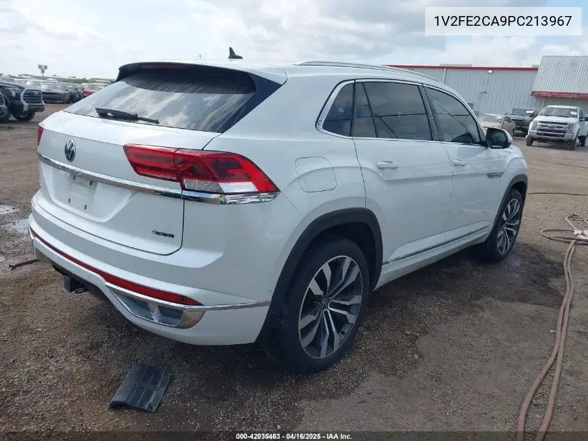 2023 Volkswagen Atlas Cross Sport 3.6L V6 Sel Premium R-Line VIN: 1V2FE2CA9PC213967 Lot: 42035463