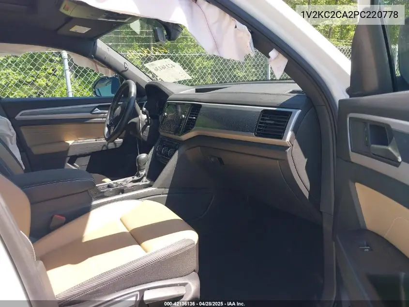 2023 Volkswagen Atlas Cross Sport Se VIN: 1V2KC2CA2PC220778 Lot: 42136136