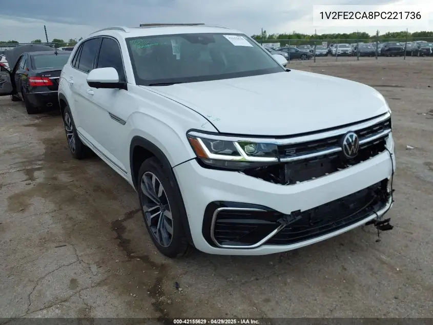 2023 Volkswagen Atlas Cross Sport 3.6L V6 Sel Premium R-Line VIN: 1V2FE2CA8PC221736 Lot: 42155629