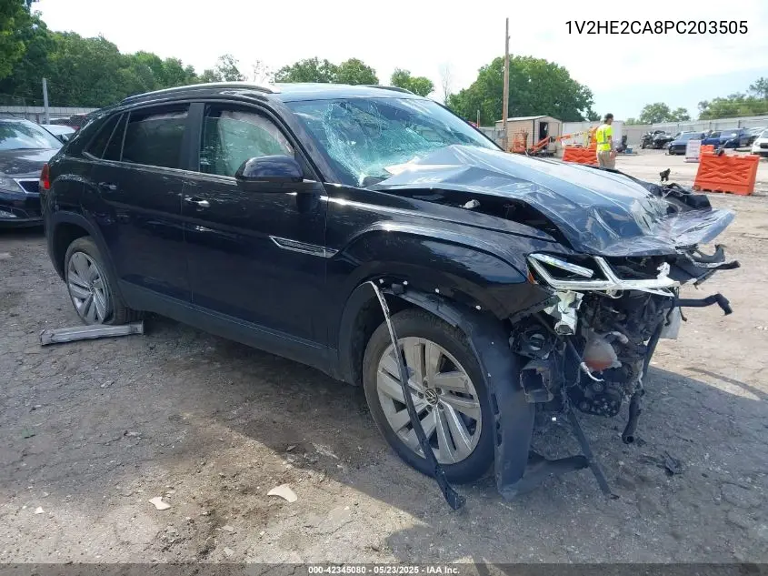 2023 Volkswagen Atlas Cross Sport 3.6L V6 Se W/Technology VIN: 1V2HE2CA8PC203505 Lot: 42345080