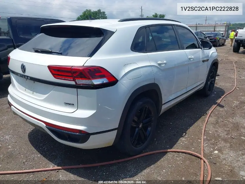 2023 Volkswagen Atlas Cross Sport 2.0T Sel R-Line Black VIN: 1V2SC2CA1PC222828 Lot: 42354174