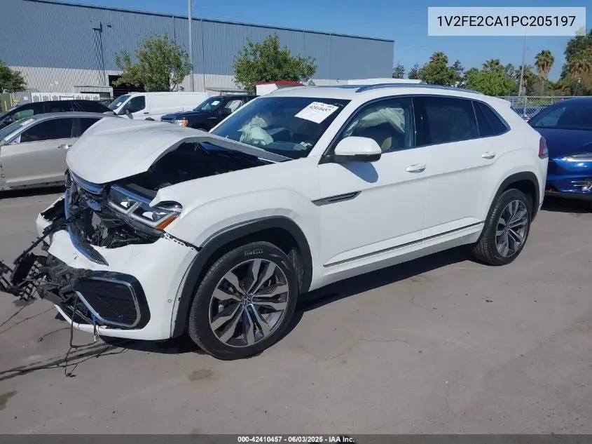 2023 Volkswagen Atlas Cross Sport 3.6L V6 Sel Premium R-Line VIN: 1V2FE2CA1PC205197 Lot: 42410457