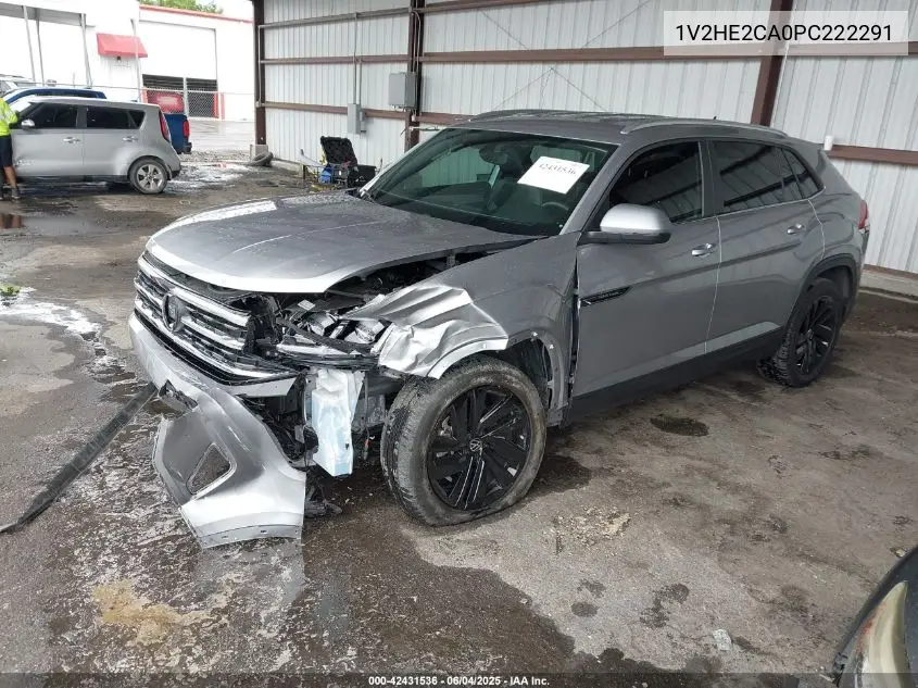 2023 Volkswagen Atlas Cross Sport 3.6L V6 Se W/Technology VIN: 1V2HE2CA0PC222291 Lot: 42431536
