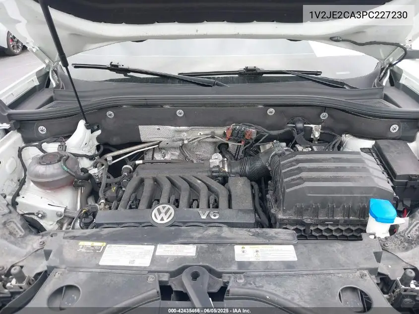 2023 Volkswagen Atlas Cross Sport 3.6L V6 Se W/Technology VIN: 1V2JE2CA3PC227230 Lot: 42435466