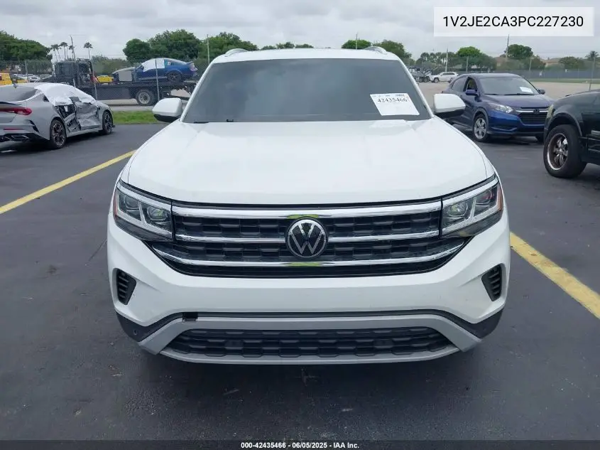 2023 Volkswagen Atlas Cross Sport 3.6L V6 Se W/Technology VIN: 1V2JE2CA3PC227230 Lot: 42435466