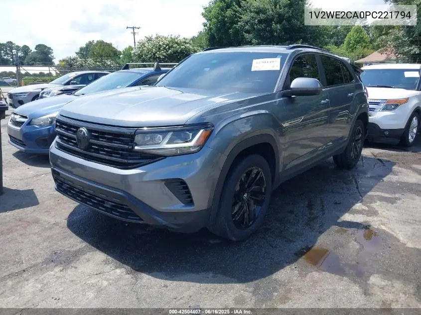 2023 Volkswagen Atlas Cross Sport 3.6L V6 Se W/Technology VIN: 1V2WE2CA0PC221794 Lot: 42504407