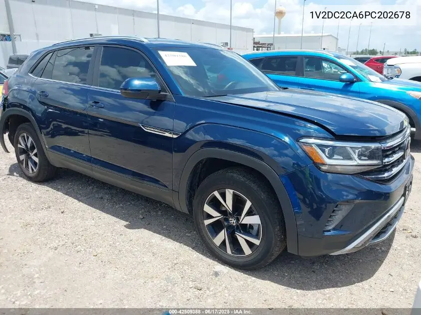 2023 Volkswagen Atlas Cross Sport 2.0T Se VIN: 1V2DC2CA6PC202678 Lot: 42509388