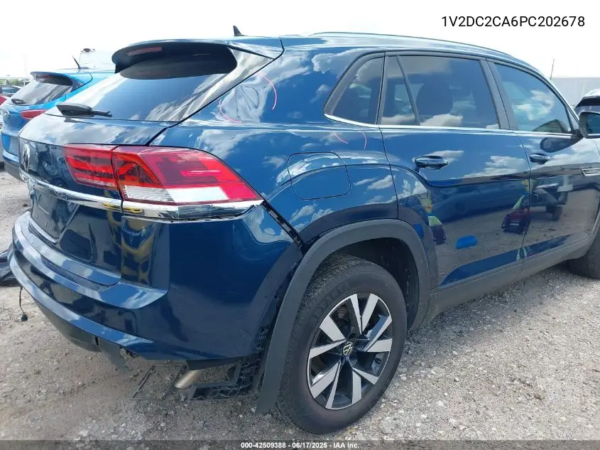 2023 Volkswagen Atlas Cross Sport 2.0T Se VIN: 1V2DC2CA6PC202678 Lot: 42509388